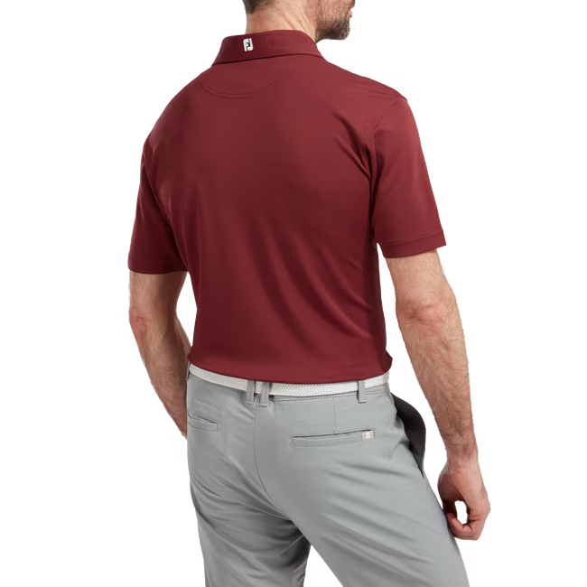 Footjoy Polo Stretch Piqué Bordeaux