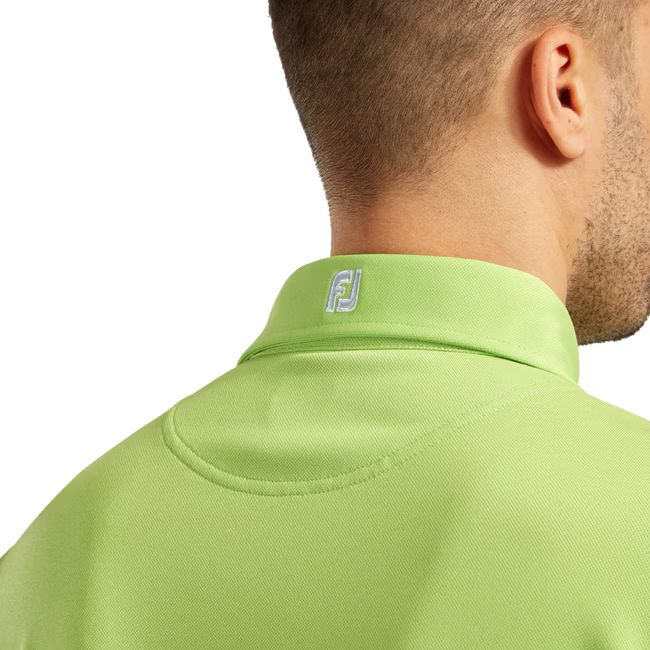 Footjoy polo Stretch Piqué Solid Vert citron (lime)