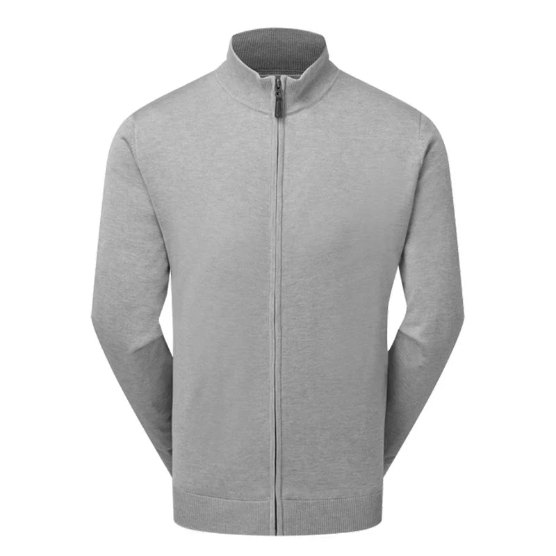 FOOTJOY Full ZIP JERSEY EN LANA forrado gris
