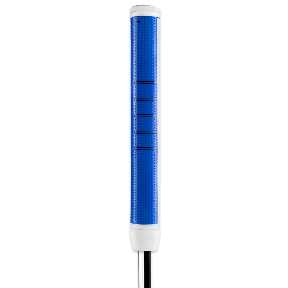 Golf Pride Grip putter Zero Taper Straight Blanc Bleu