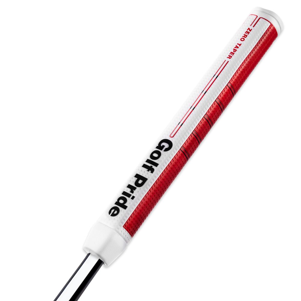 Golf Pride Grip putter Zero Taper Straight Blanco Rojo