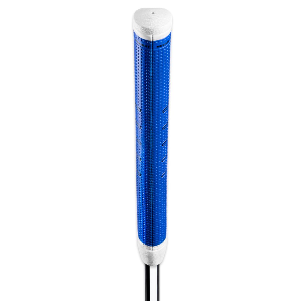 Golf Pride Grip putter Zero Taper Straight Blanc Bleu