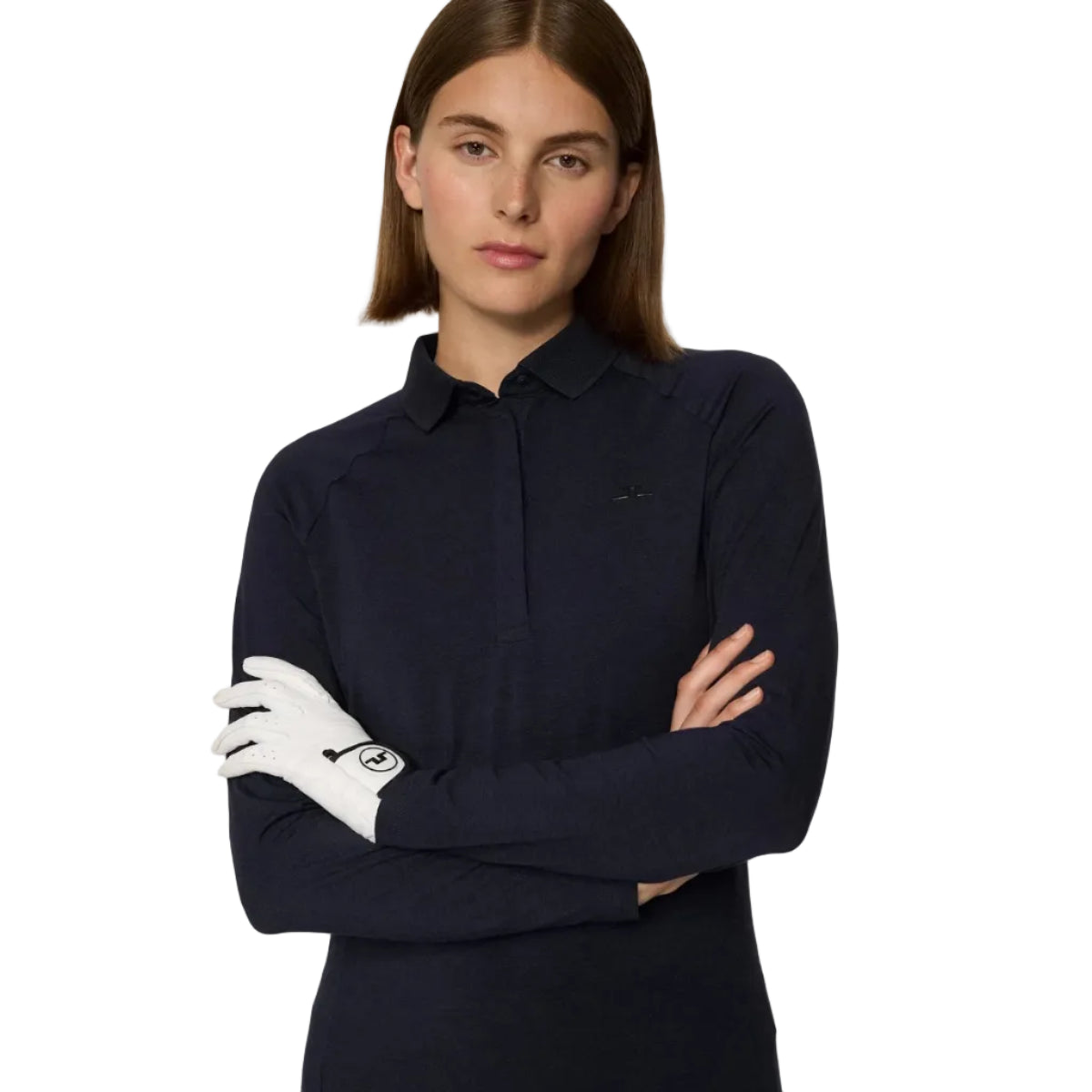 J.LINDEBERG Polo manche longue Flor LS Navy