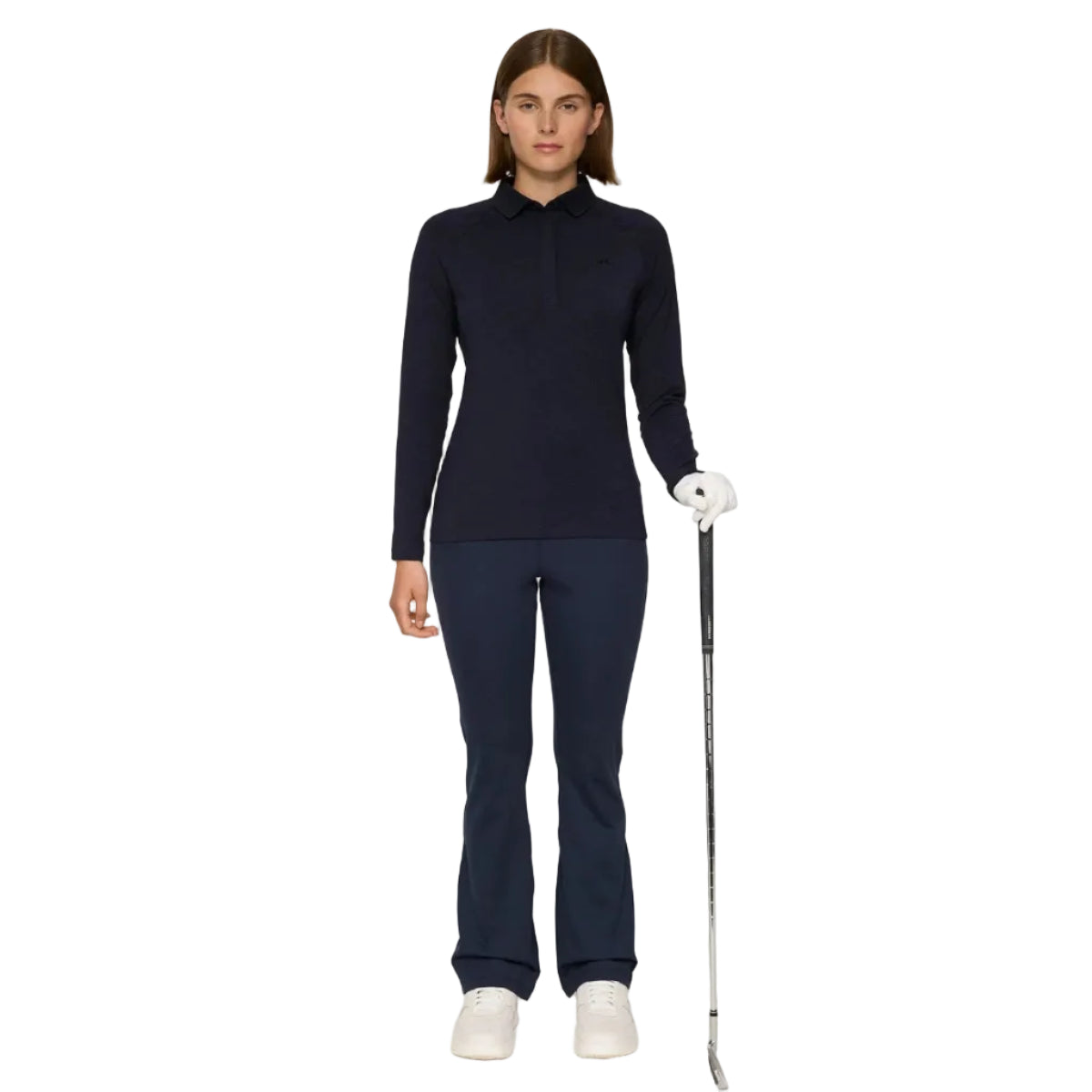 J.LINDEBERG Polo manche longue Flor LS Navy