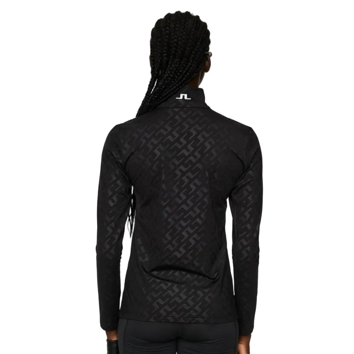 J.LINDEBERG pull LAURYN Deboss Black