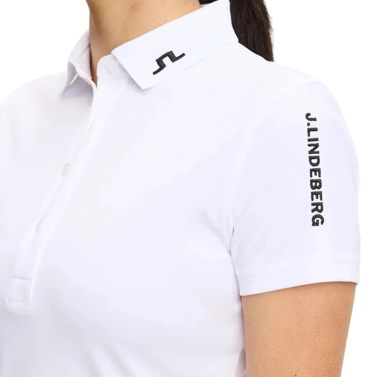 J.Lindeberg Polo Femme Tour Tech JL White