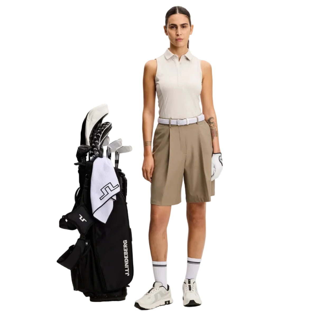 J.Lindeberg Polo sin mangas Mujer Dena Moonbeam