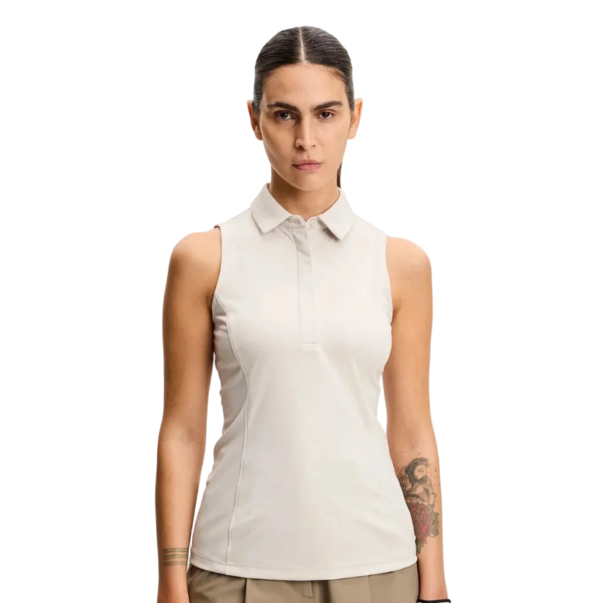 J.Lindeberg Polo sin mangas Mujer Dena Moonbeam