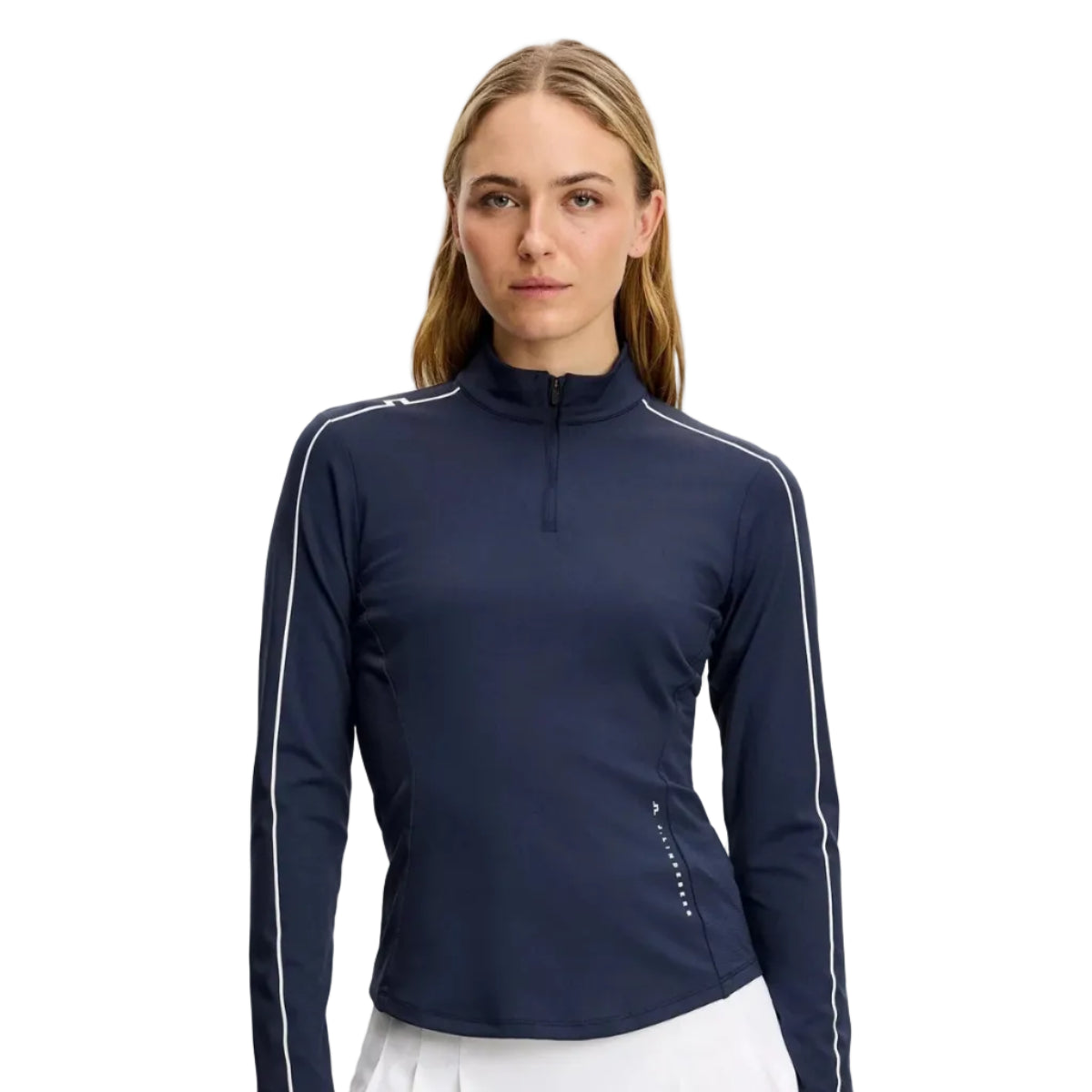 J.Lindeberg Pull Femme Adiola Quarter Zip Navy