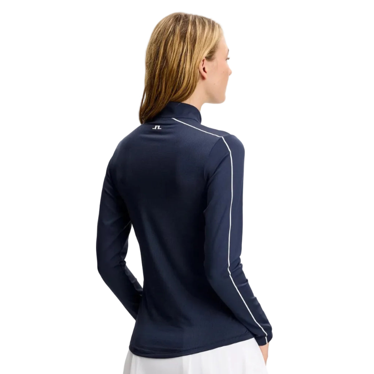 J.Lindeberg Pull Femme Adiola Quarter Zip Navy