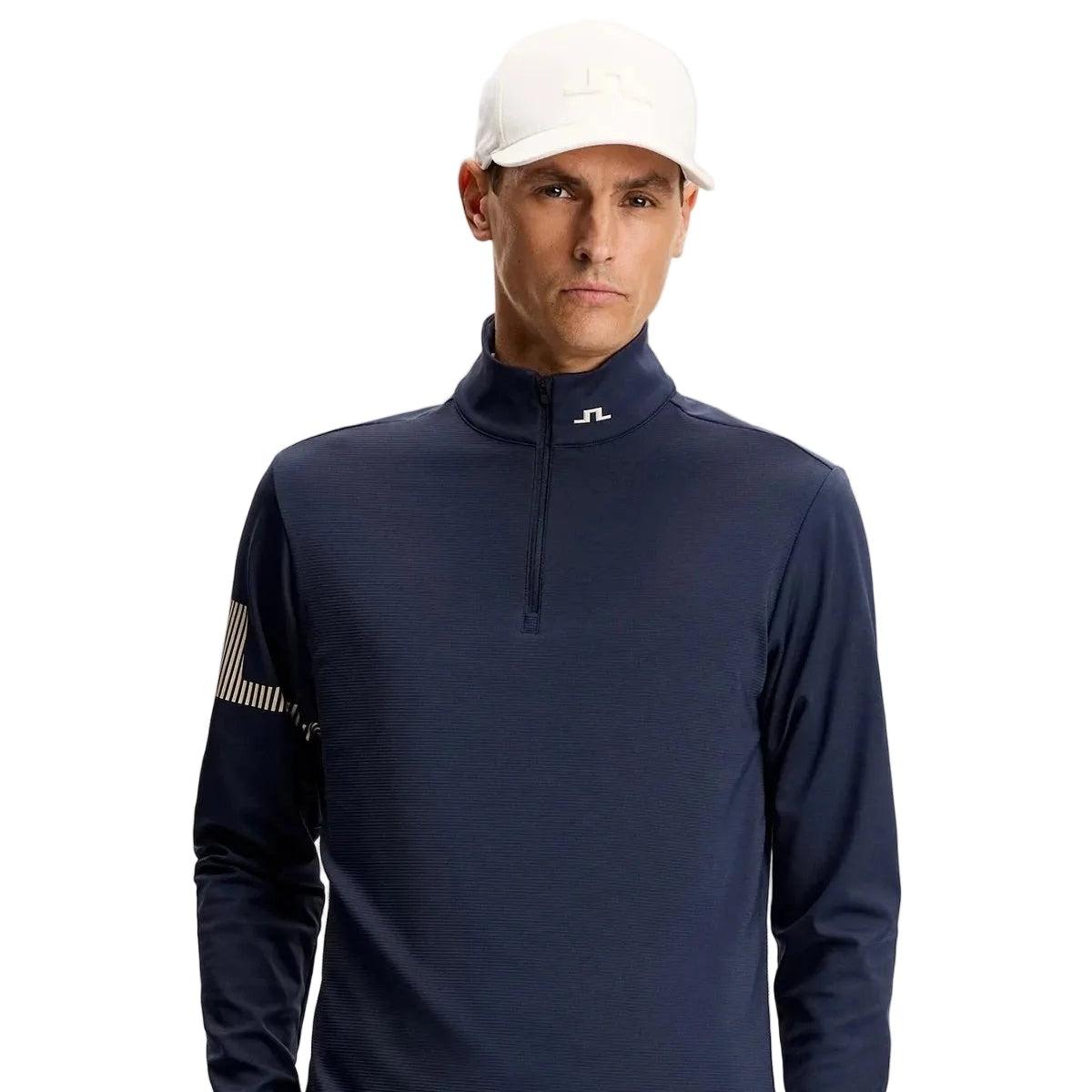 J.Lindeberg Pull Heath Strike Zip Navy