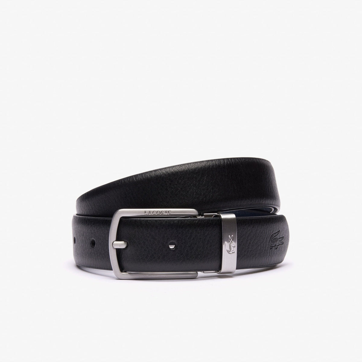 Lacoste ceinture réversible en cuir grainé