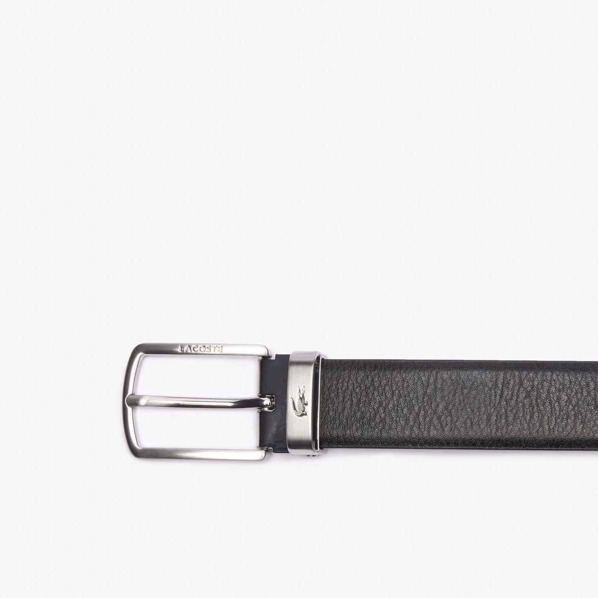 Lacoste ceinture réversible en cuir grainé