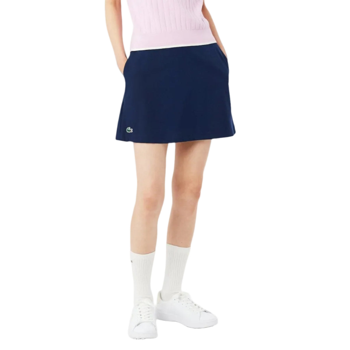 Lacoste Jupe Golf Ultra Dry shorty intégré Bleu Marine