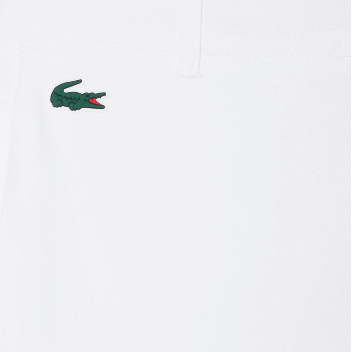 Lacoste Pantalon chino Golf slim fit Ultra Dry Blanc