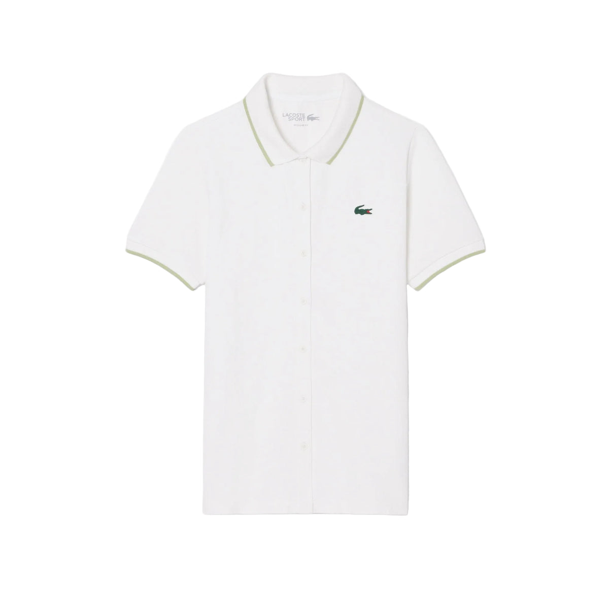 Lacoste Polo Golf termorregulador Petit Piqué Blanco