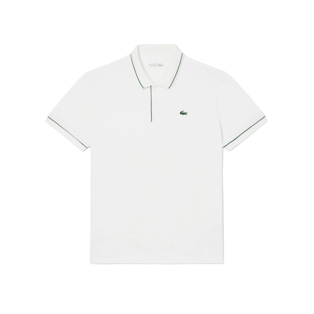 Lacoste Polo Golf thermorégulateur Petit Piqué Blanc