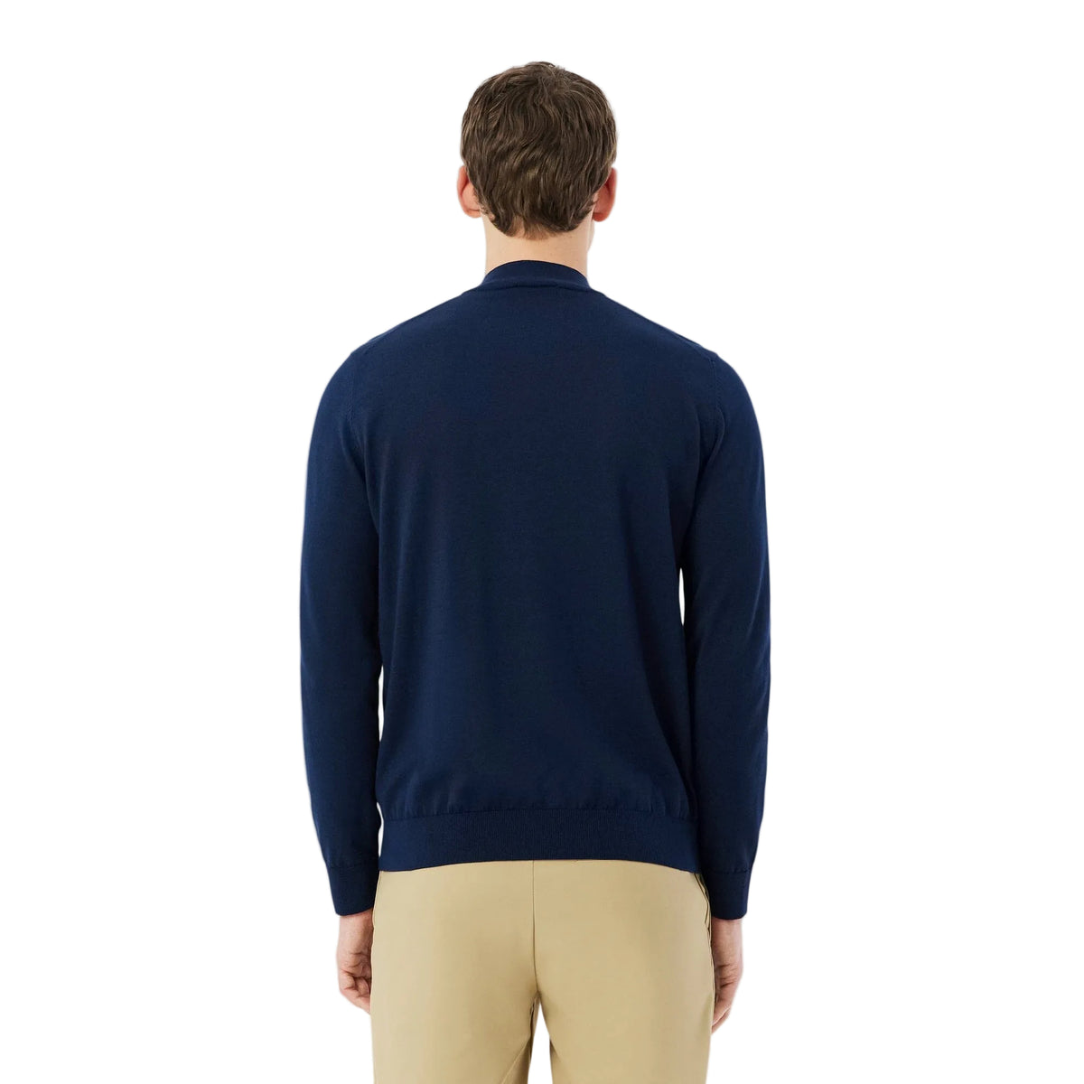 Lacoste Pull Golf quart-zip thermorégulateur Bleu Nuit