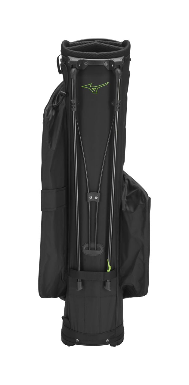 Mizuno sac trépied BR-DRI Noir/Acier/Vert - Étanchéité & Légèreté