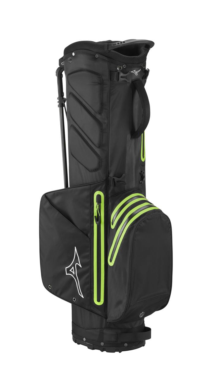 Mizuno sac trépied BR-DRI Noir/Acier/Vert - Étanchéité & Légèreté