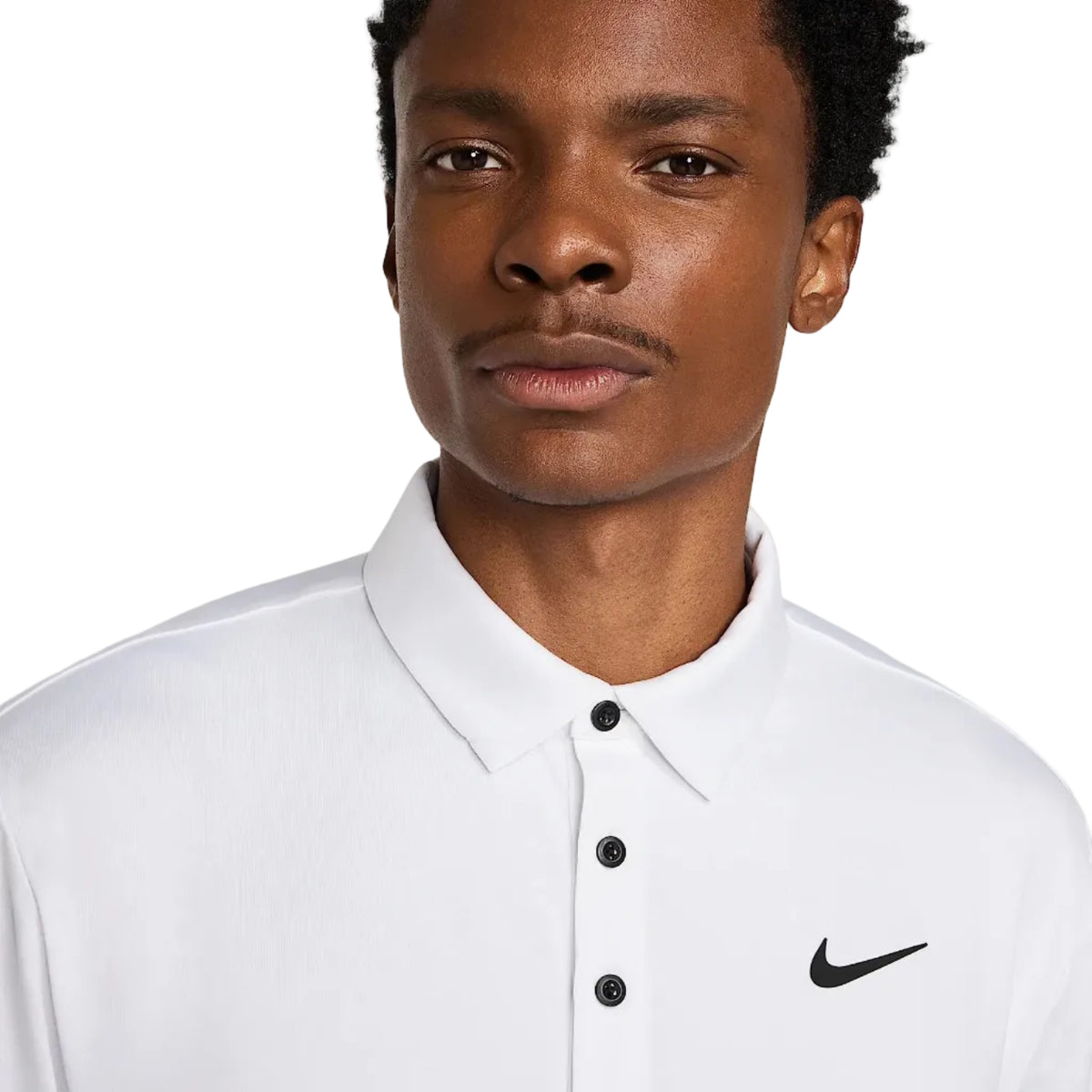 Nike Polo Dri Fit Solid Tour White