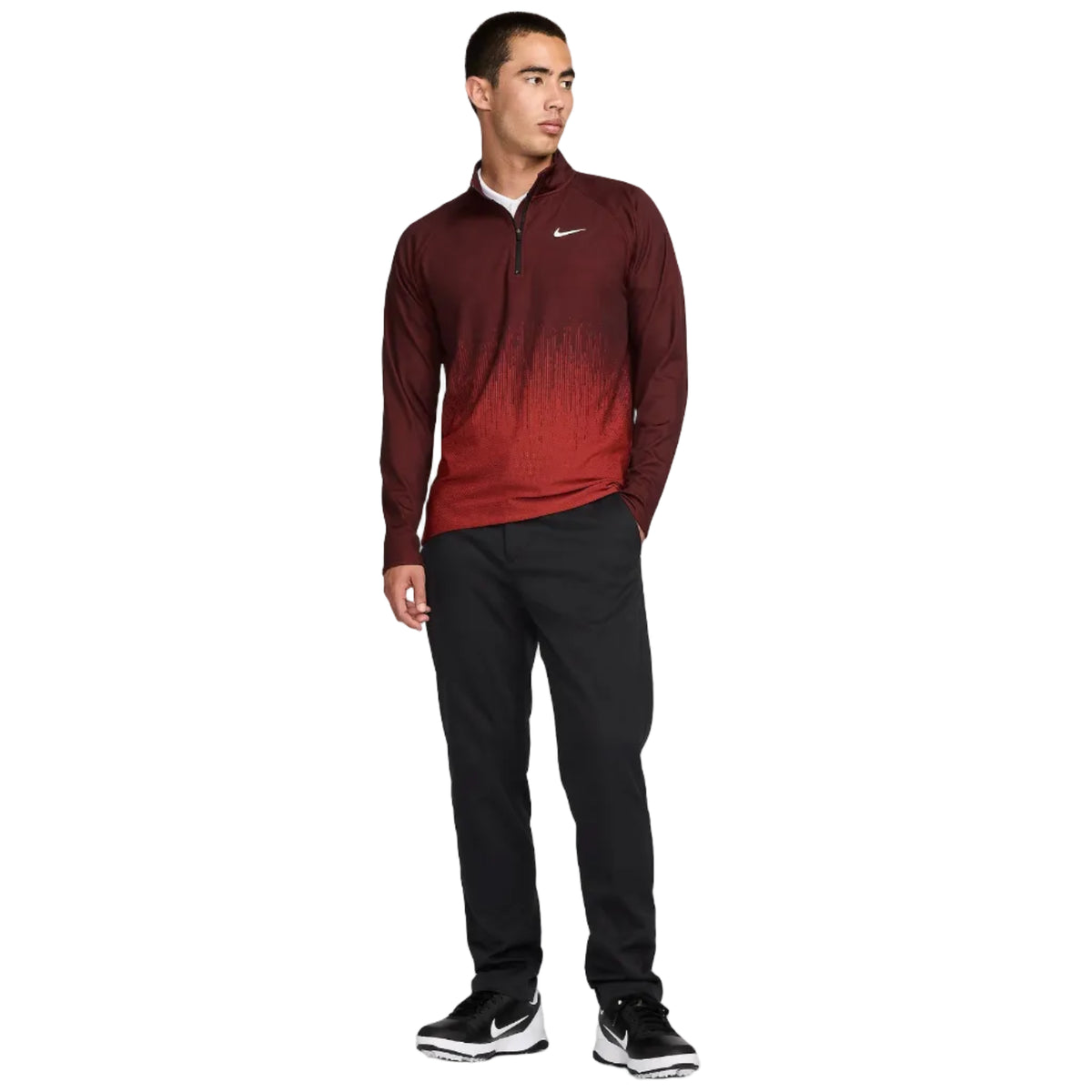 NIKE TOUR ADV DRI FIT ROUGE