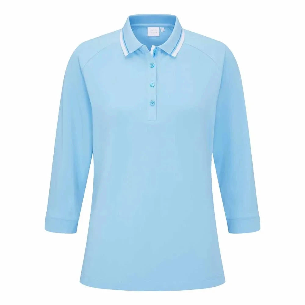Ping Polo Femme à manches 3/4 ALICIA Baltic Sea