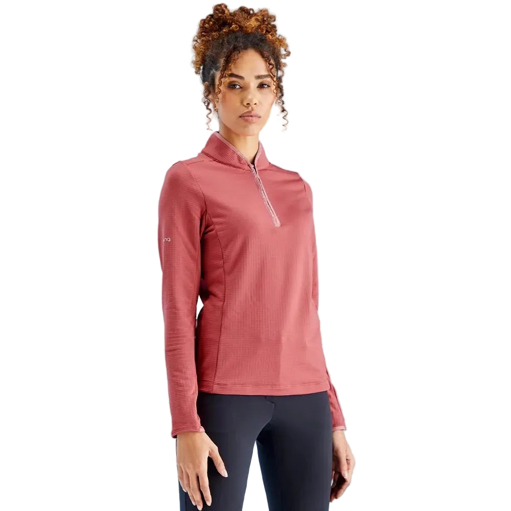 Ping Pull 1/4 Zip midlayer Abigale rose