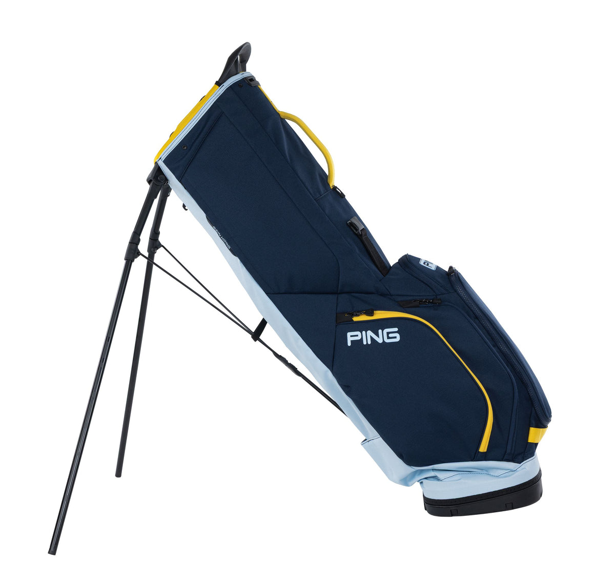 Ping Bolsa de trípode de golf Hoofer Lite 231 Marino Ciel Amarillo