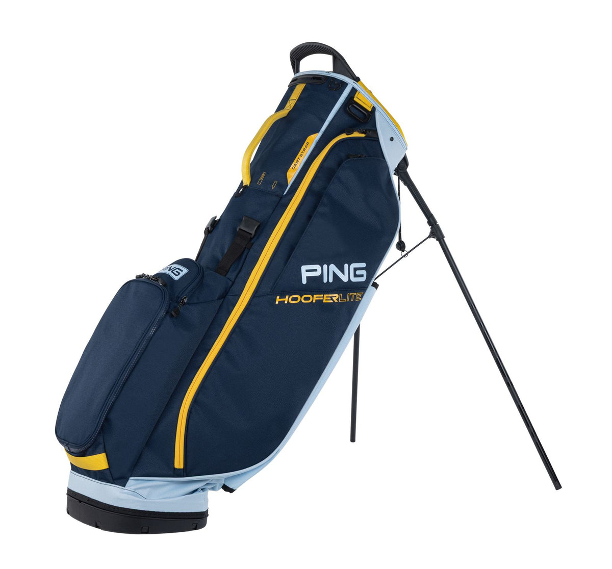 Ping Bolsa de trípode de golf Hoofer Lite 231 Marino Ciel Amarillo