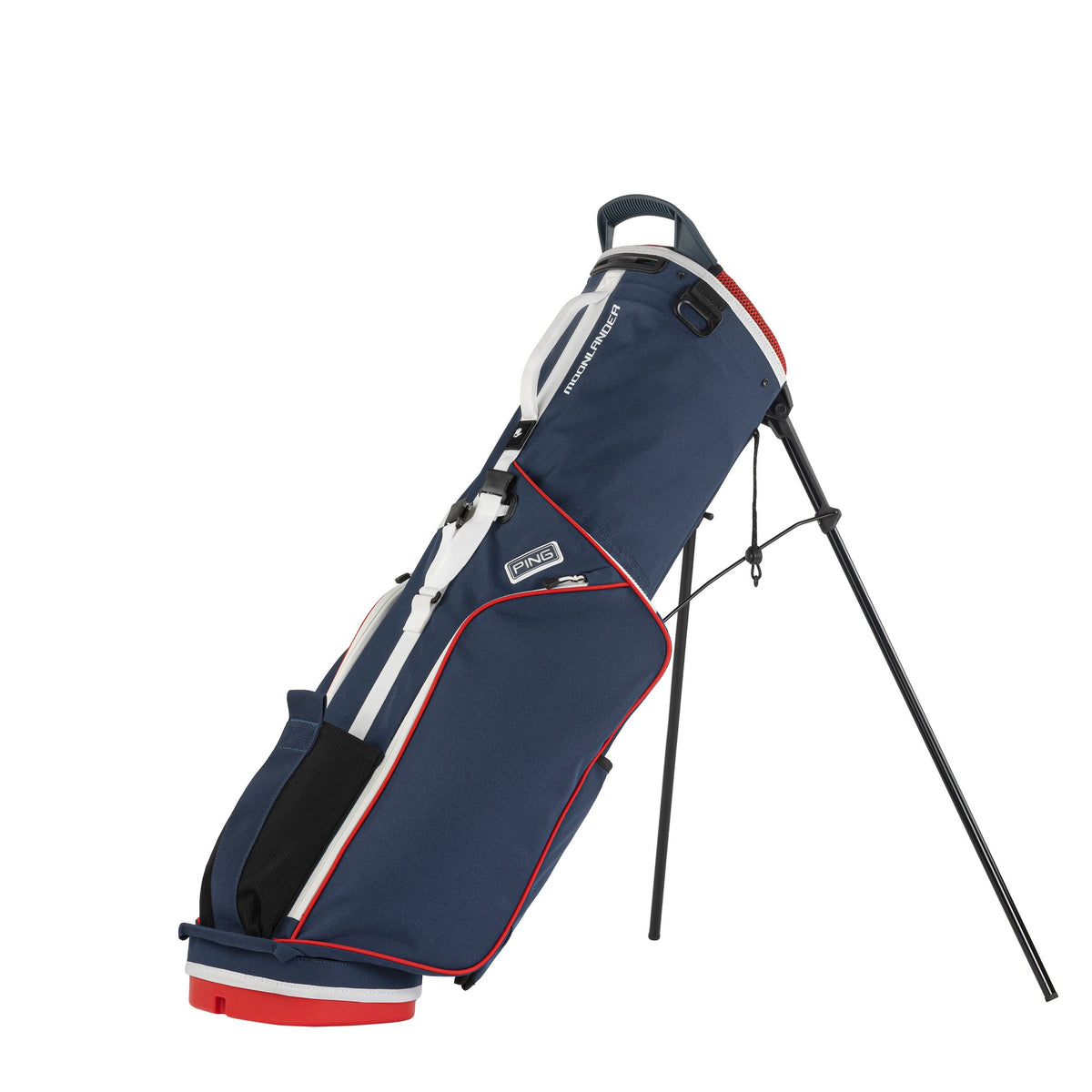 Ping Bolsa de trípode Moonlander Azul Marino Rojo Blanco
