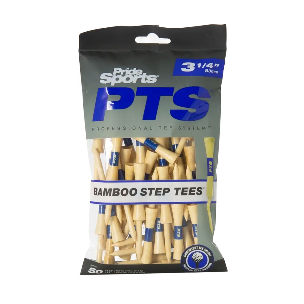 PrideSports Sachet de 50 Tees en bamboo PTS 38mm/69mm/83mm