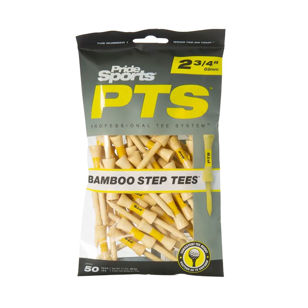 PrideSports Sachet de 50 Tees en bamboo PTS 38mm/69mm/83mm