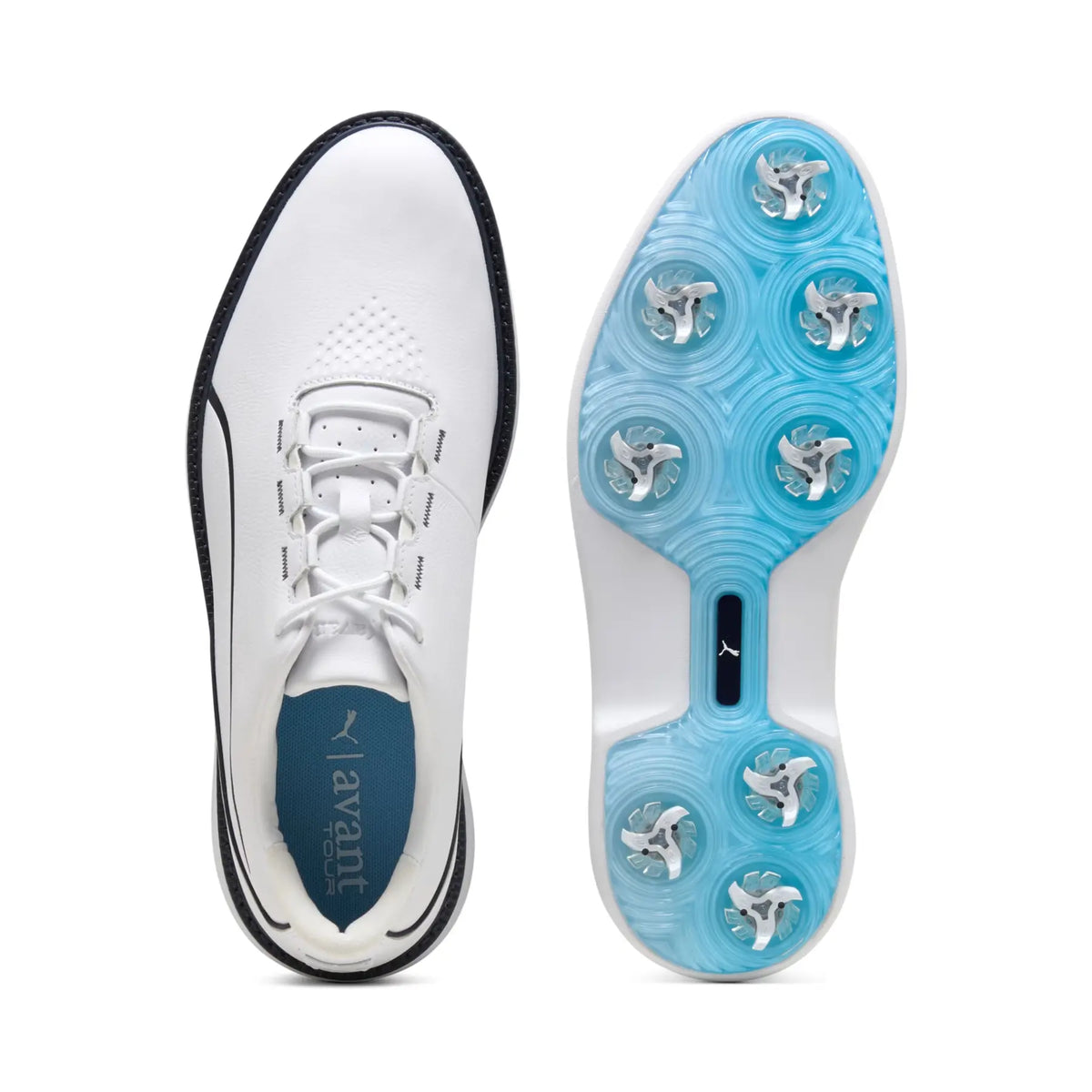 Puma Chaussures de golf Avant Tour Blanc / Bleu Marine - GolfCenter.fr