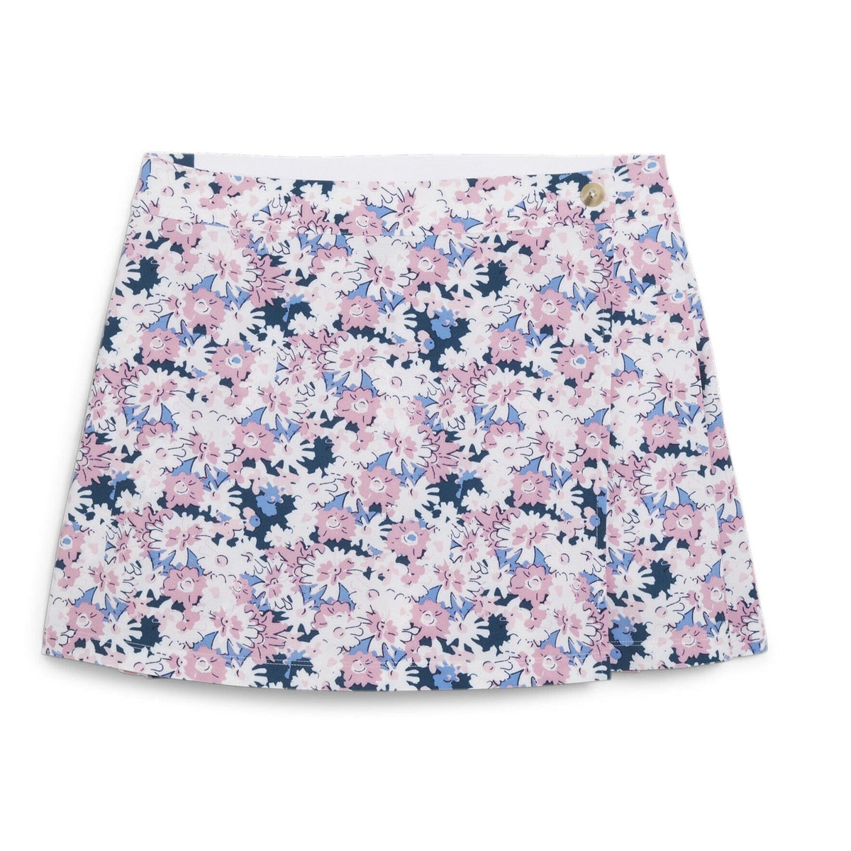 Puma falda de golf Bloom Wrap skirt pink white