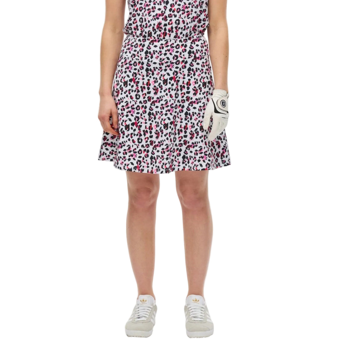 Röhnisch LUNA Falda longue Estampado leopardo rosa bordeaux