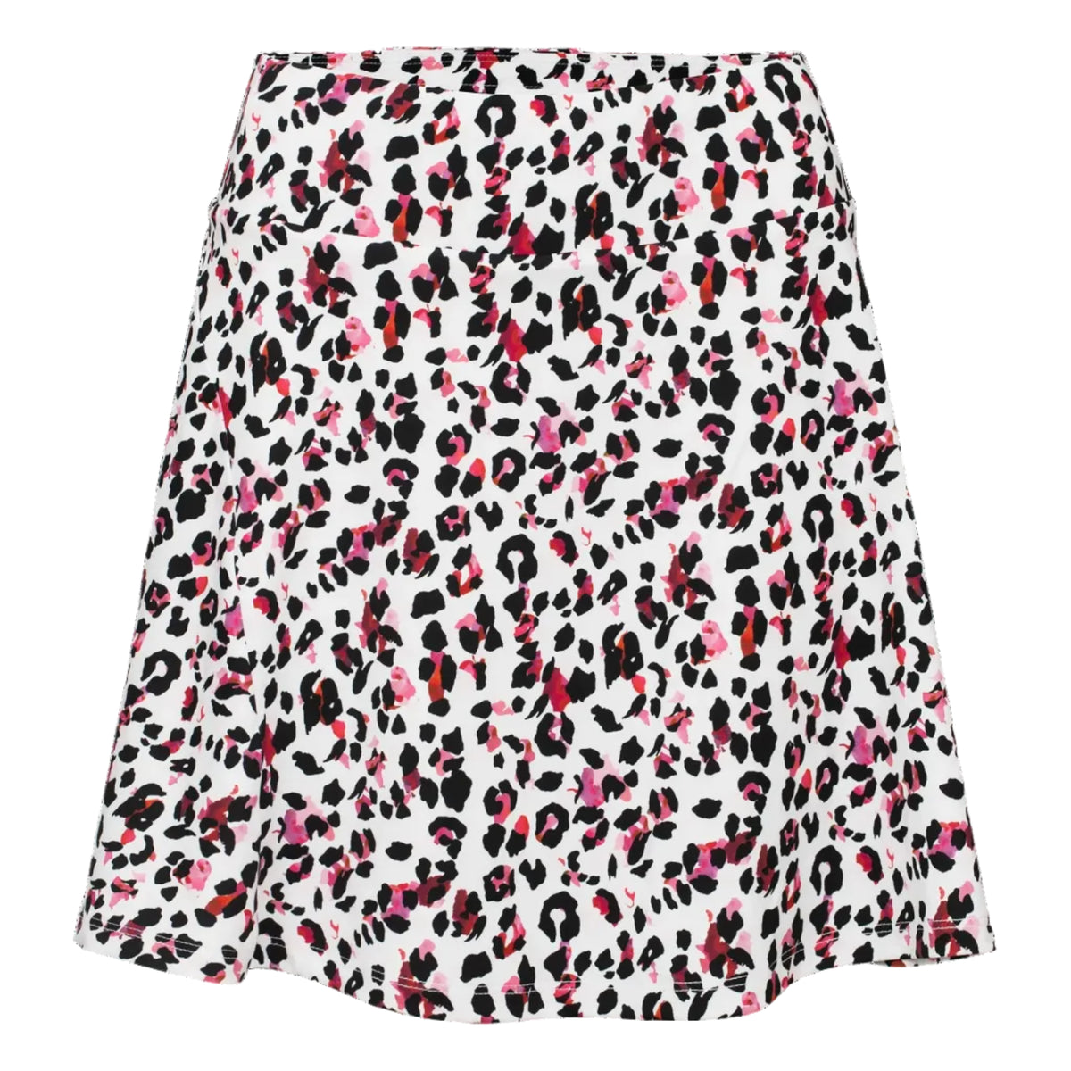 Röhnisch LUNA Falda longue Estampado leopardo rosa bordeaux