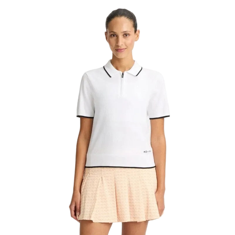 Rohnisch polo knitted top blanco