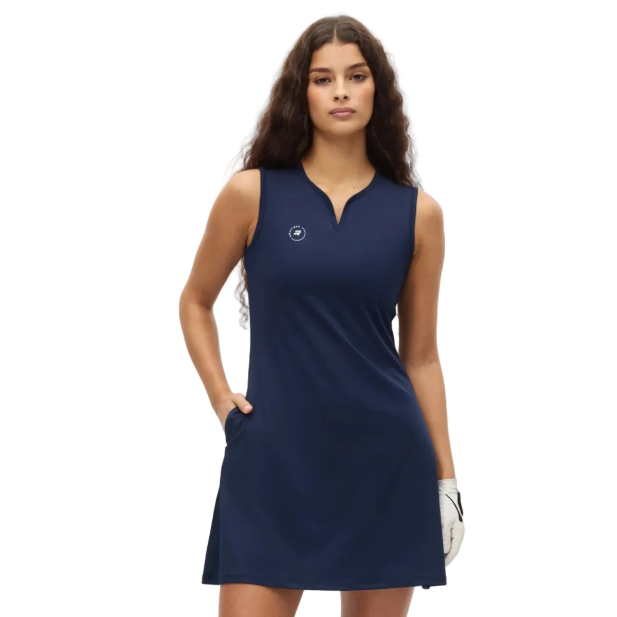 Röhnisch Robe polo Mesh Motion Bleu Marine