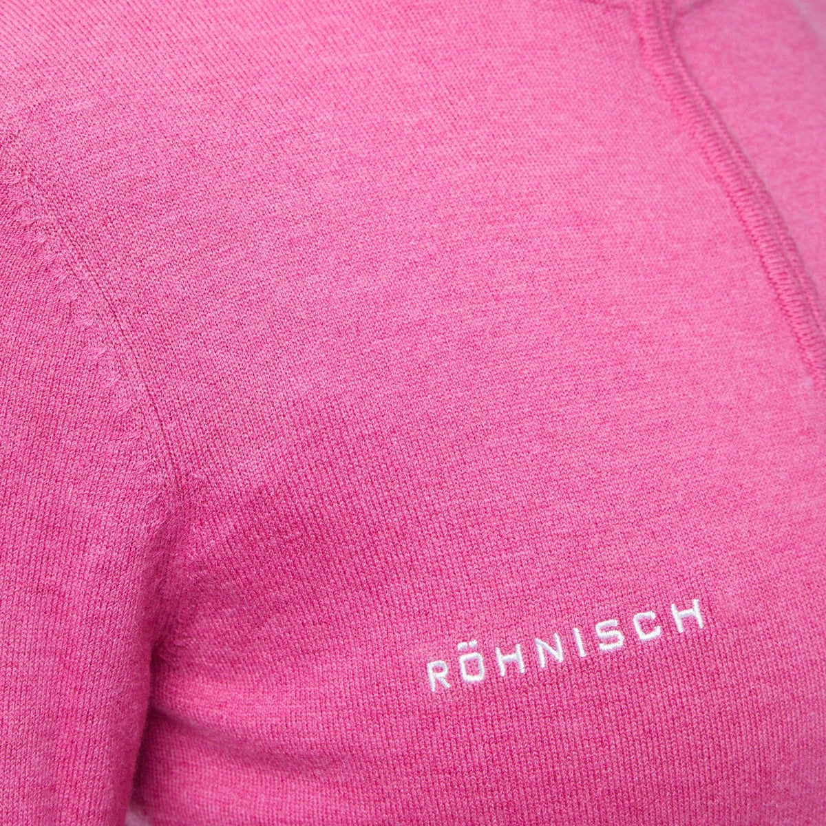 Röhnisch Kora pull demi zip Carmine Rose