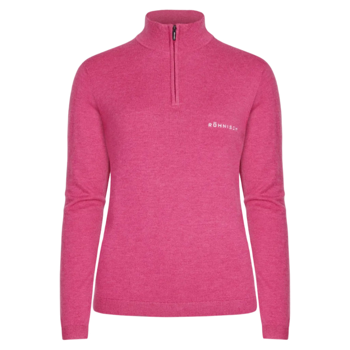 Röhnisch Kora pull demi zip Carmine Rose