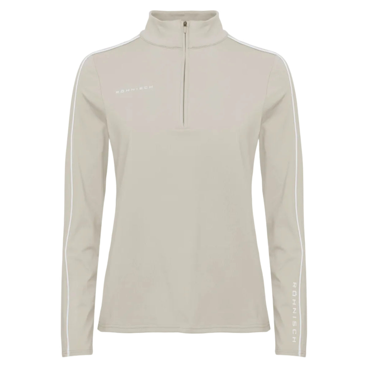 Rohnisch Pull AMIE Demi Zip beige