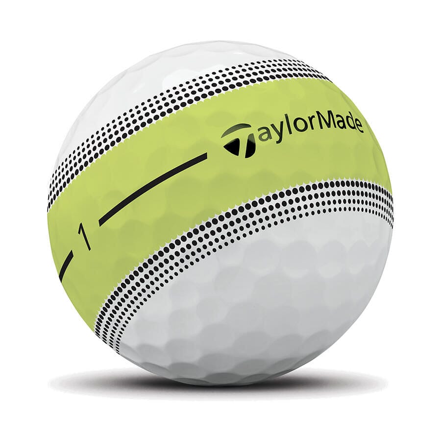 Balles TaylorMade Tour Response Stripe Yellow 2026