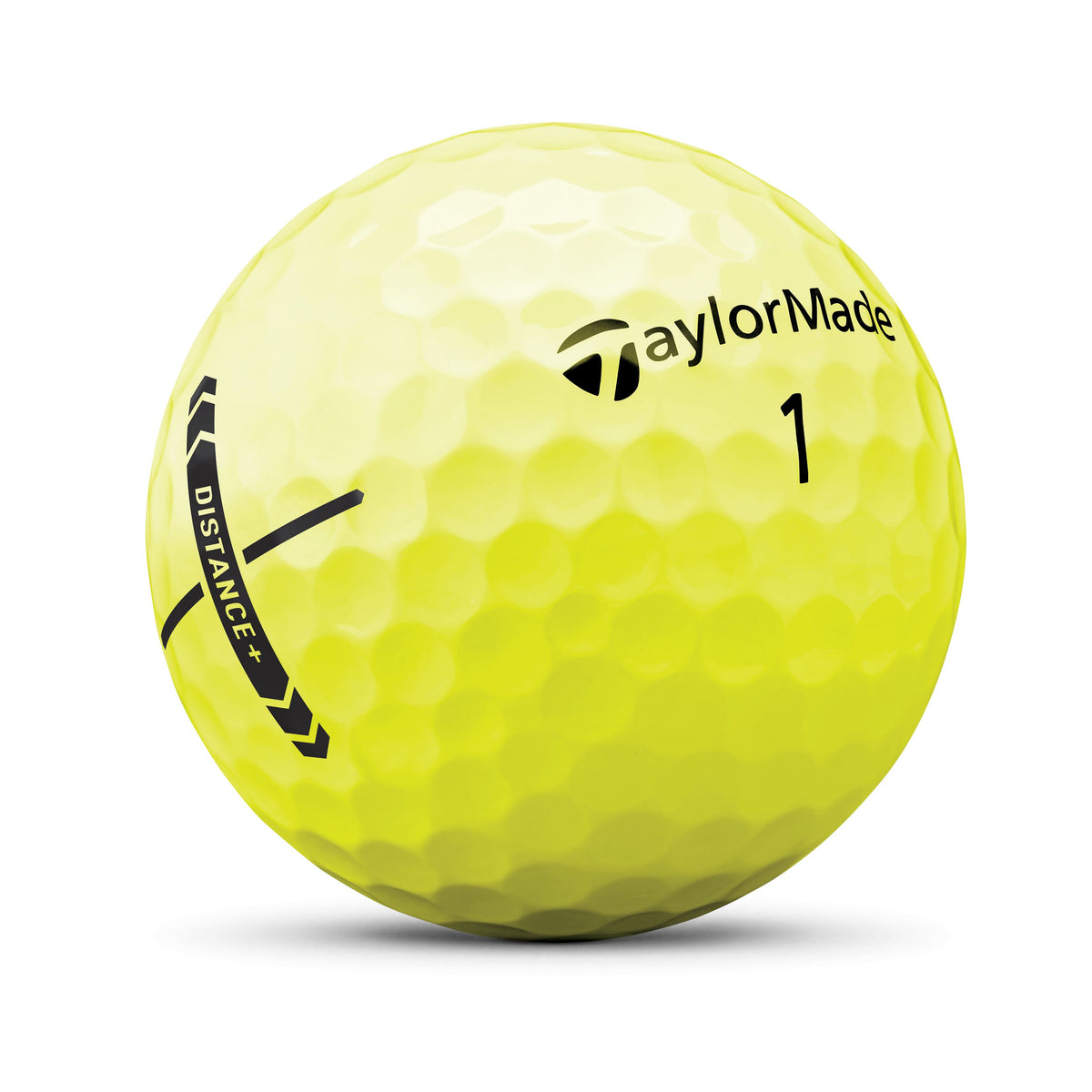TaylorMade Balles Distance + Jaune 2025 (boite de 12)