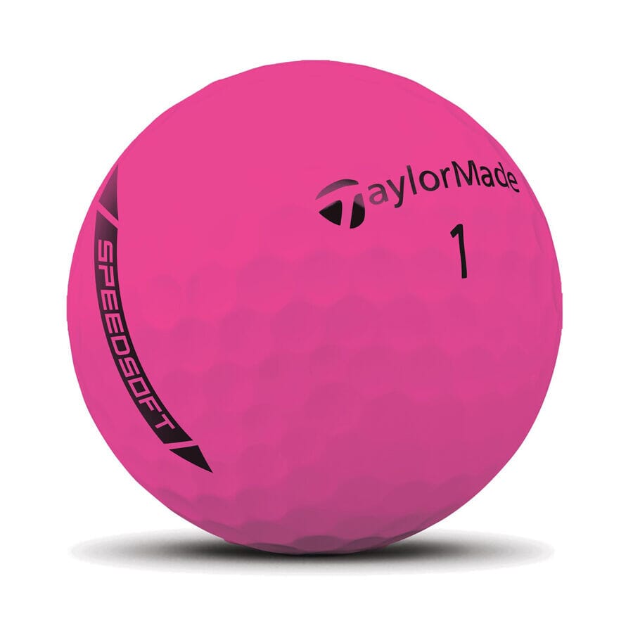 TaylorMade Balles SpeedSoft Pink (Boite de 12)