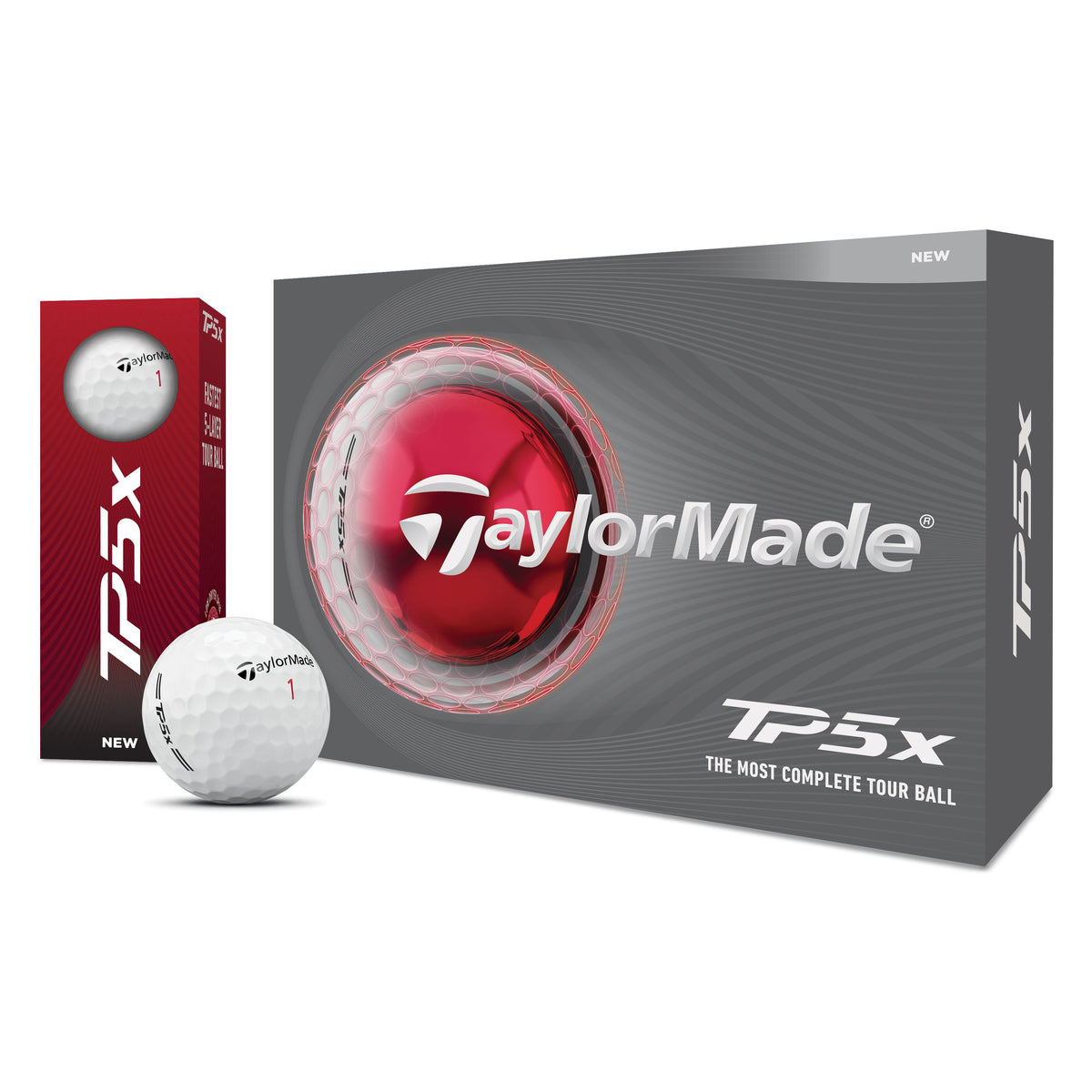 TAYLORMADE BALLES TP5X 2026 (boite de 12)