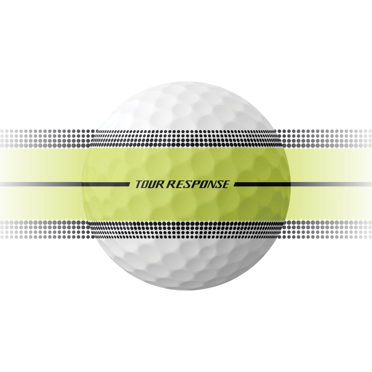 TaylorMade Balles Tour Response STRIPE 2025 (Boite de 12)