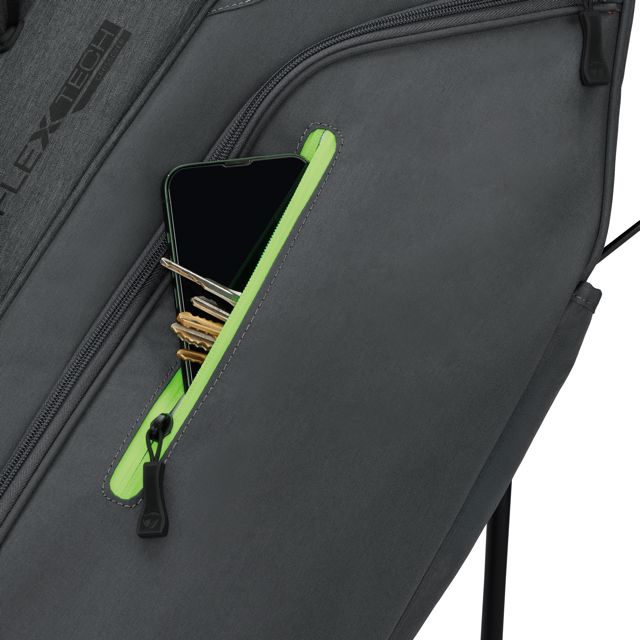 TaylorMade sac trépied FlexTech Crossover Gris Vert Néon