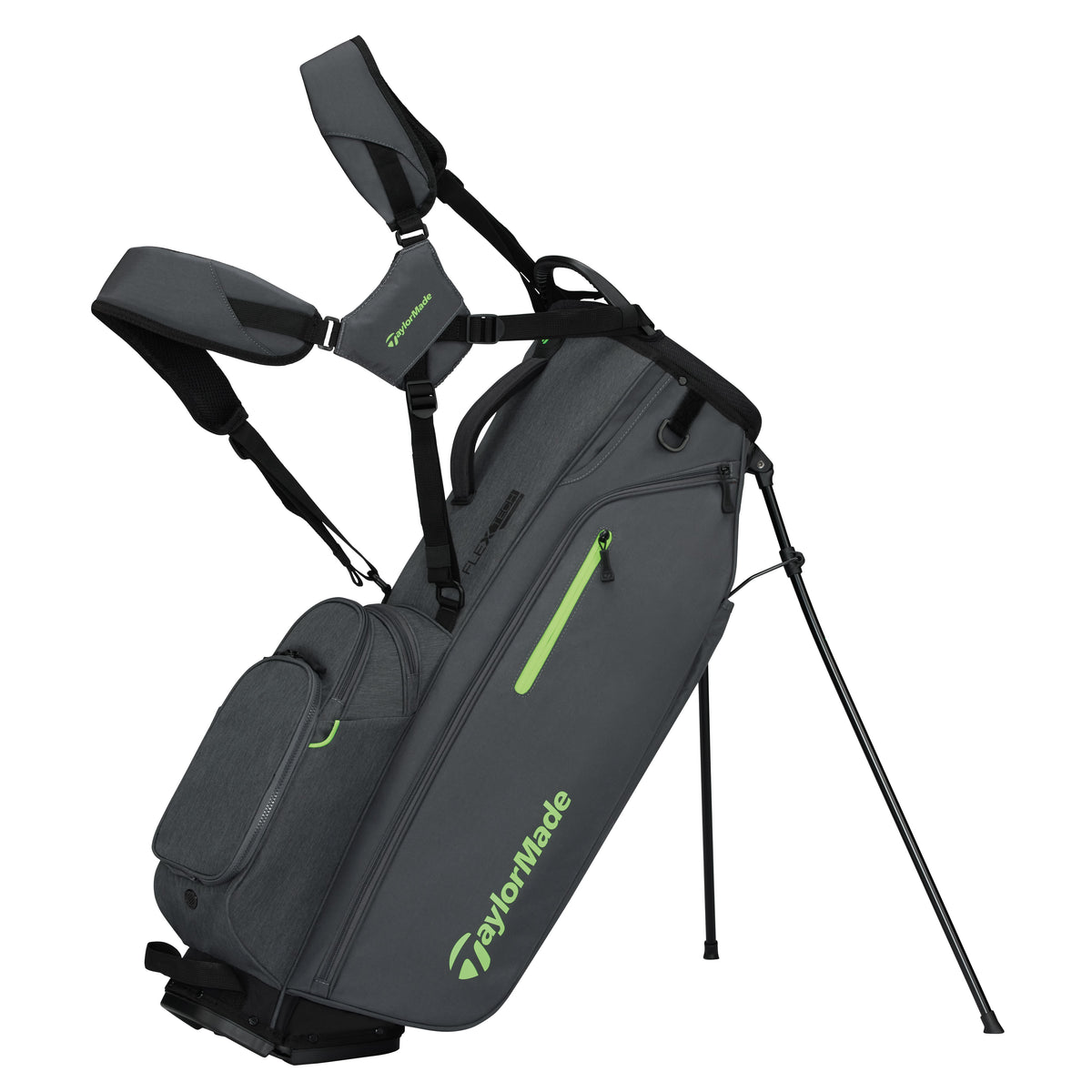 TaylorMade sac trépied FlexTech Crossover Gris Vert Néon