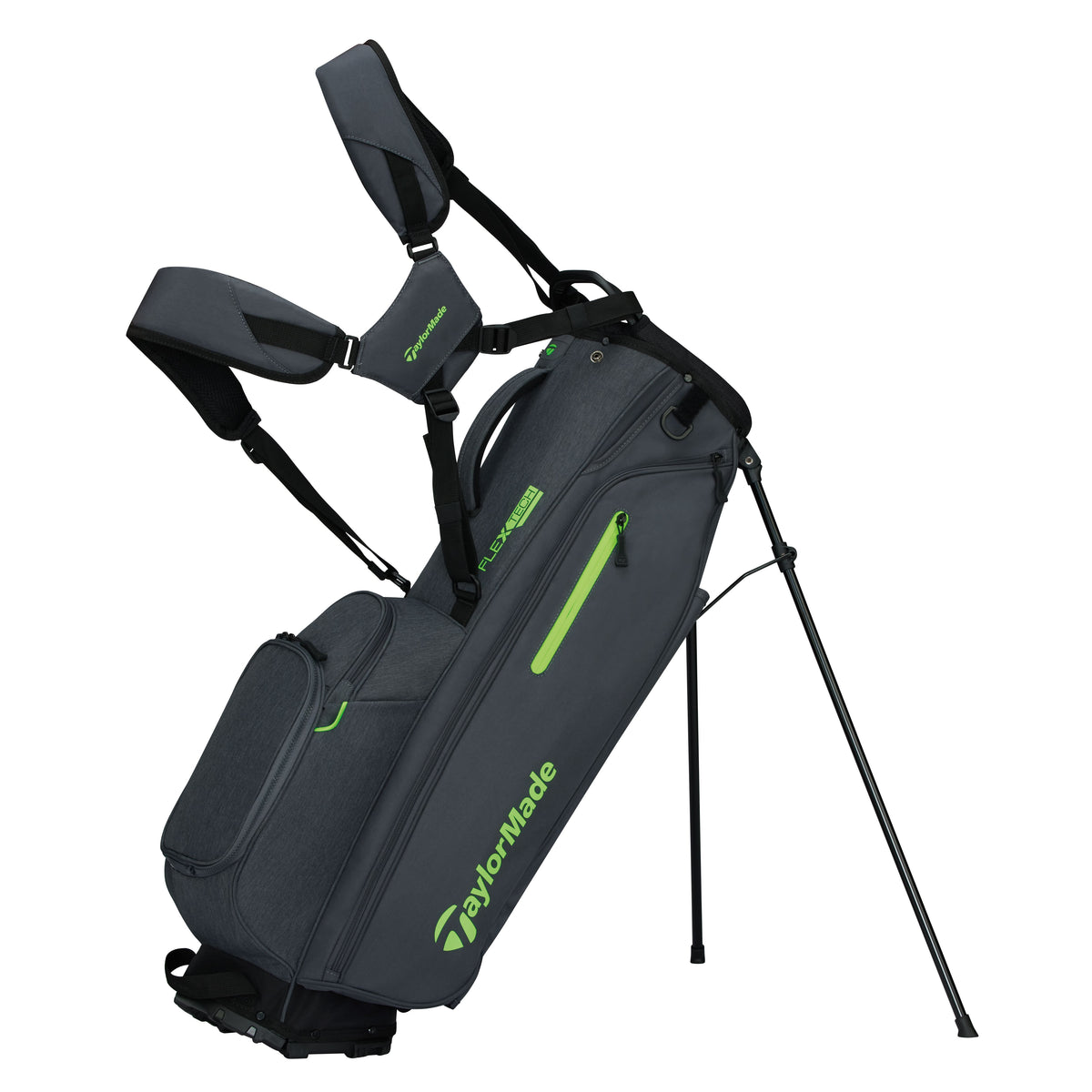 TaylorMade Sac Trépied FlexTech Gris/Vert Fluo 2026